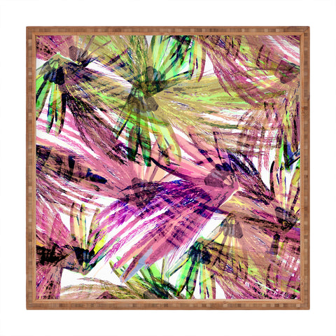 Bel Lefosse Design Feather Pattern Square Tray